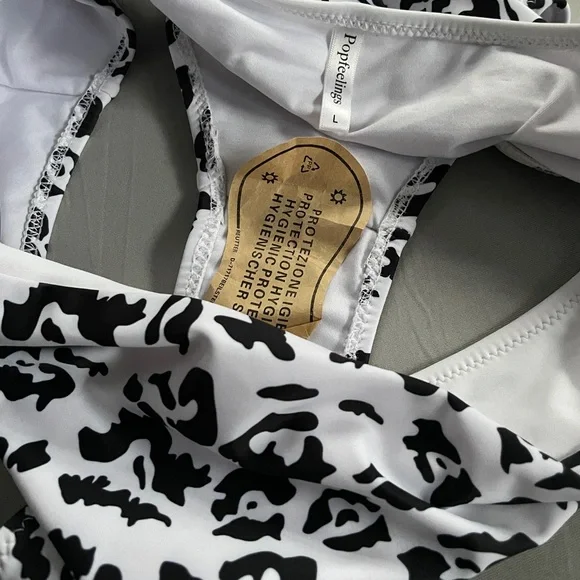 High-Waisted Animal Print Bikini Bottoms | NWOT - Picture 3 of 4